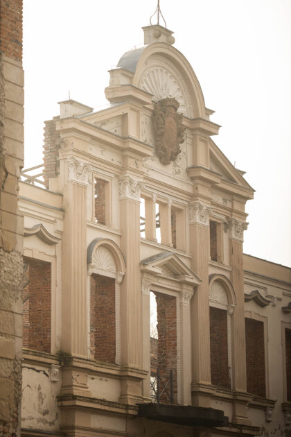 fragment pozostałości Pałacu